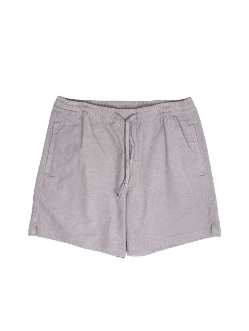 Simply Southern Men's Casual Thin Corduroy Drawstring Shorts in Light Gray Sz Xl
